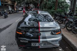 Dán decal tem xe oto tại Hà Nội Merc-S couple
