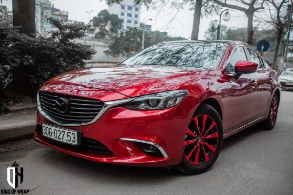 Wrap Lazang Đỏ Mazda6 tại Cầu Giấy 