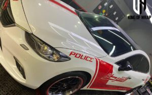 Decal Đổi Màu Police Mazda
