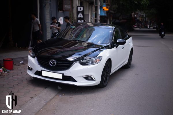 Dán Decal Nửa Xe Maybach Mazda 6 tại Hà Nội