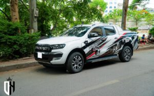 Dán tem xe ô tô đẹp giá rẻ tại Hà Nội Fod Ranger