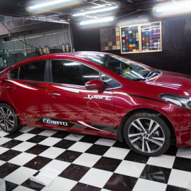 Dán decal tem xe oto KIA CERATO đẹp giá rẻ