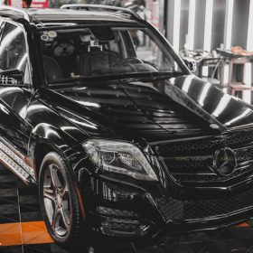 Mercedes GLK dán Decal đổi màu xe oto Hà Nội