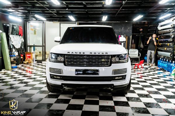 Dán decal đổi màu Range Rover đen sang trắng CG02 Sh