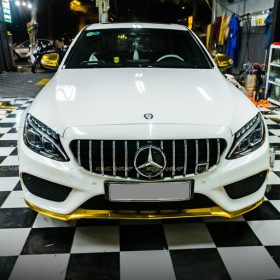 Dán điểm họa tiết Mercedes C300 màu vàng Yellow Gold CHM02E –  TeckWrap