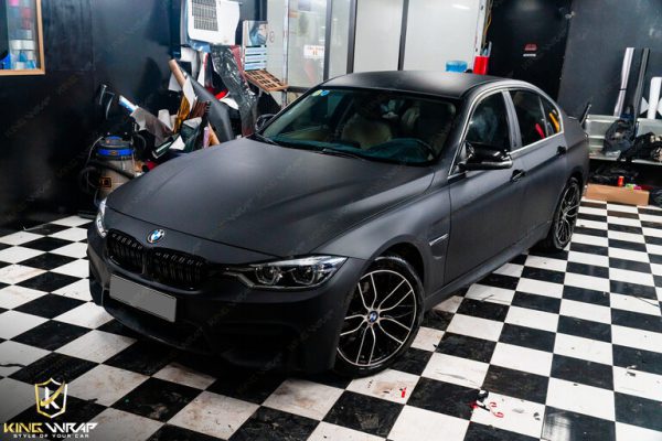Mẫu dán decal đổi màu xe oto BMW tại Bắc Giang