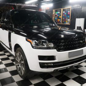 Dán decal đổi màu oto tại Hà Nội Range Rover
