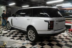 Dán decal đổi màu oto Range Rover LWB tại Hà Nội