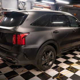 Dán decal đổi màu đen mờ KIA SORENTO