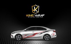 Top 10 mẫu tem xe oto sedan siêu hót tại Kingwrap