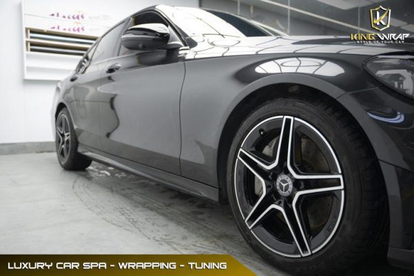 Mercedes C300 dán film PPF bảo vệ ngoại thất ô tô