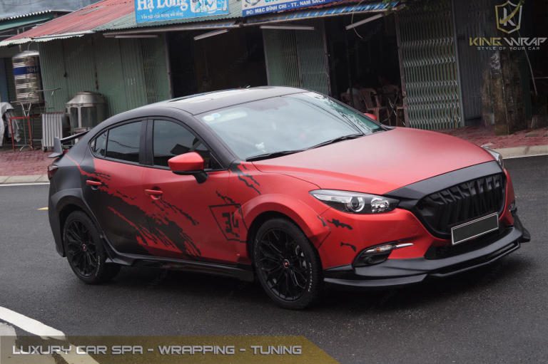 Dán tem decal thiết kế xe Mazda 6 2019 mazdaspeed