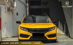 Dán decal đổi màu oto Vàng Cam Bóng Honda Civic 5