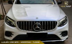 Mercedes GLC300 dán decal đổi màu oto Trắng ngọc trai