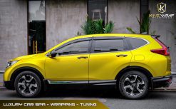 Honda CRV dán decal đổi màu oto Vàng Gold 5