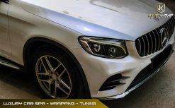 Mercedes AMG dán decal đổi màu oto Vàng Chanh 8