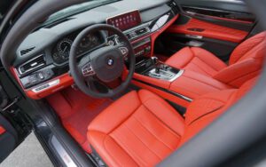 Đổi màu nội thất ô tô BMW đỏ