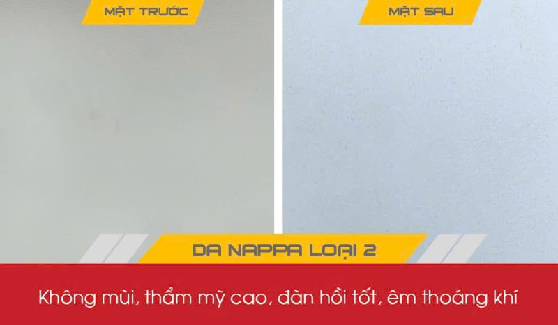 Da ô tô nappa loại 2