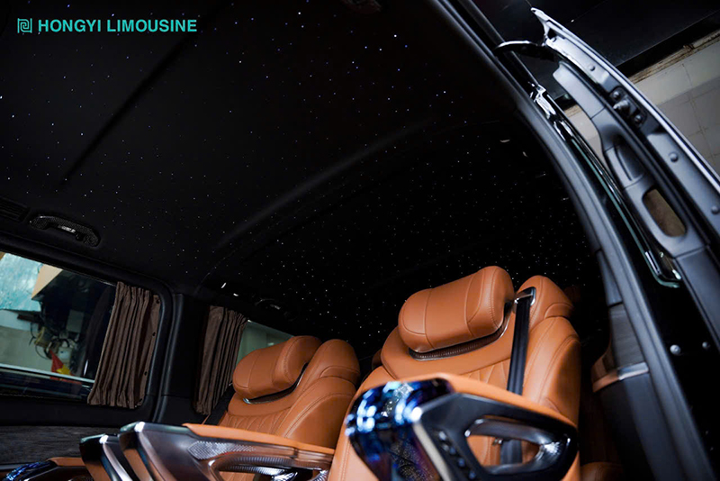 Độ led trần sao mercedes V250