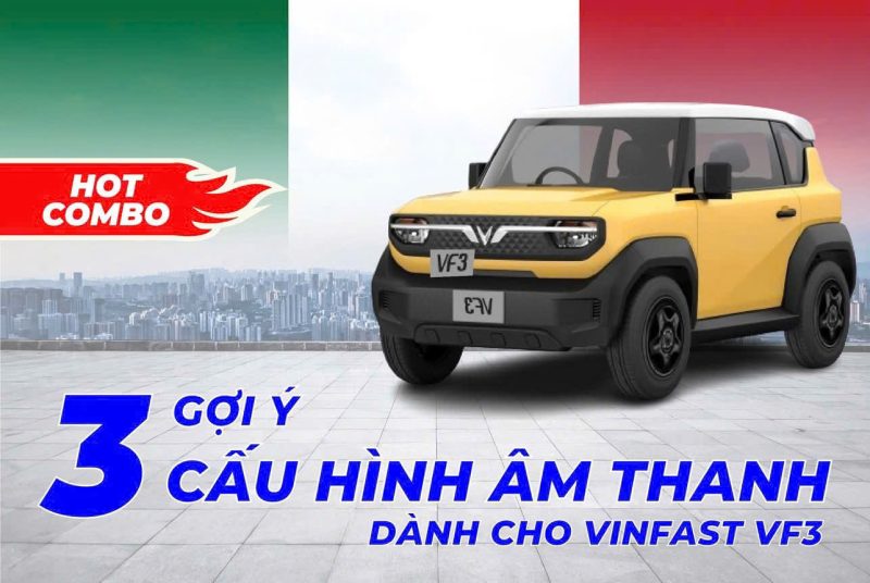 Độ loa ô tô Vinfast VF3