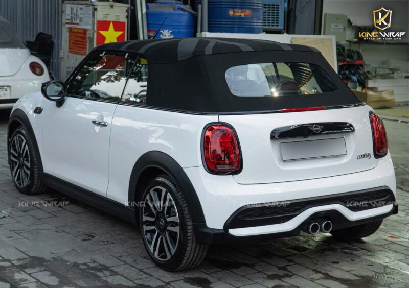 Dán Đổi Màu Trắng Mini Cooper