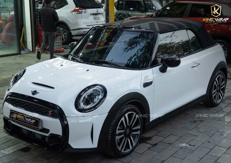 Dán Đổi Màu Trắng Mini Cooper