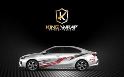 Top 10 mẫu tem xe oto sedan siêu hot tại Kingwrap