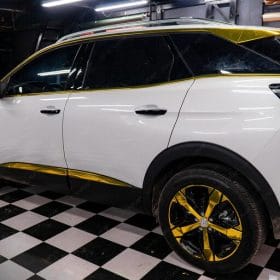 3008 dan trang tri chrome vang teckwrap CHM02E 6