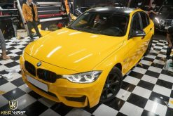 Mẫu dán decal đổi màu xe oto Cầu Giấy BMW