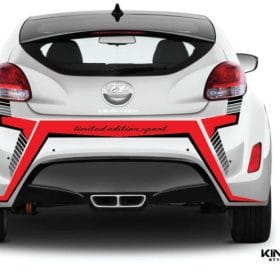 Mẫu dán tem sườn ô tô độc lạ nhất hiện nay 3 Độ cốp điện ô tô