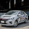 Dán tem xe oto đẹp Mitsubishi Attrage 6 Attrage len tem suon 1