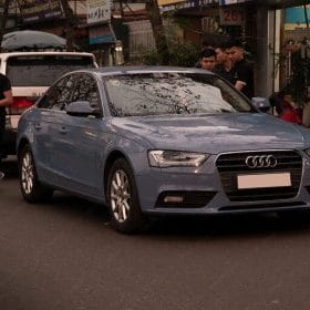 Audi A4 doi mau xanh den sang xanh trung quoc China Blue teckwrap CG22 HD 5