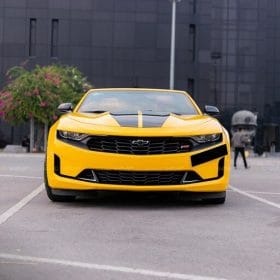 Dán đổi màu ô tô Chevrolet Camaro Vàng Bóng 2 Chevrolet Camaro doi mau den sang vang teckwrap CG12 HD 3