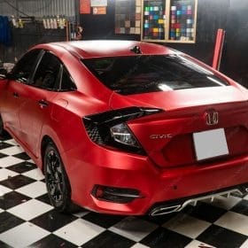 Civic doi mau den sang do li teckwrap VCH401s 8