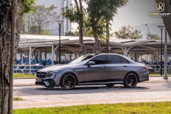 Dán Đổi Màu Ô Tô Mercedes Xám Mờ