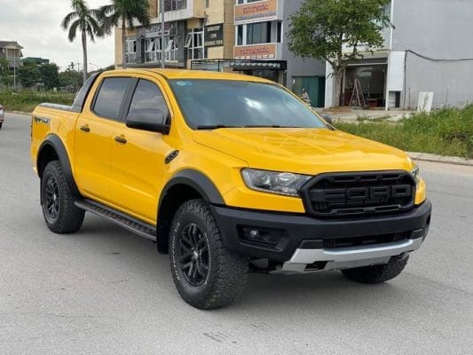 Dán decal TeckWrap Ford Ranger Raptor - màu vàng nổi bật