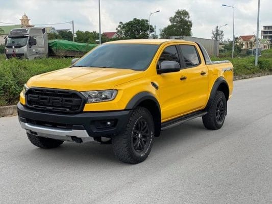 Dán Decal TeckWrap Ford Ranger Raptor - Màu Vàng Nổi Bật