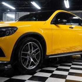 GLC 300 doi mau trang sang vang teckwrap CG12 HD4