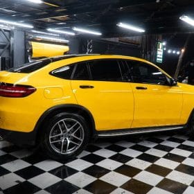 GLC 300 doi mau trang sang vang teckwrap CG12 HD8