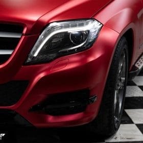 GLK250 doi mau matte red 1