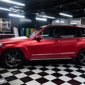 GLK250 doi mau matte red 2