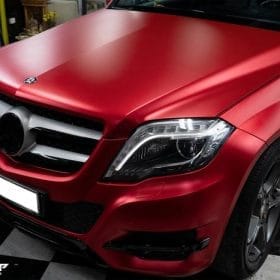GLK250 doi mau matte red 4
