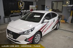 Tem xe oto Accent thể thao