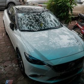 Dán nóc ô tô Mazda 6 3 Mazada 6 noc thanh noc den bong teckwrap cg01 3