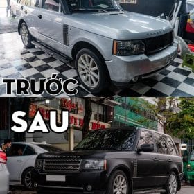 Range Rover doi mau bac sang den mo teckwrap CM01 1