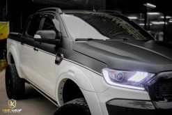 Ford Ranger Dán decal style Maybach đổi màu oto
