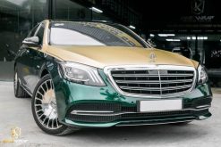 Dán decal xe oto đẹp giá rẻ tại Hà Nội style Maybach Mercedes S450