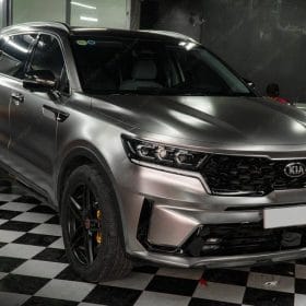 Sorento doi mau trang sang xam mo teckwrap ECH02 2