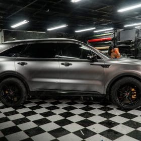 Sorento doi mau trang sang xam mo teckwrap ECH02 5