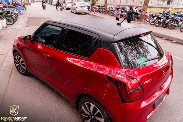 Dán nóc xe Suzuki Swift màu đen